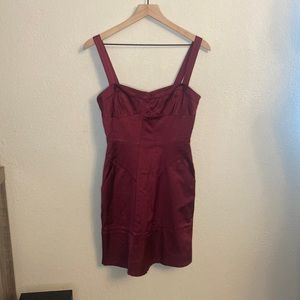 Mng Moments designer little burgundy body con dress